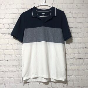Old navy polo tricolor